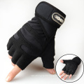 Wholesale Fashion High Quality Fitness Comfortable Half Finger Black Bicycle Gloves